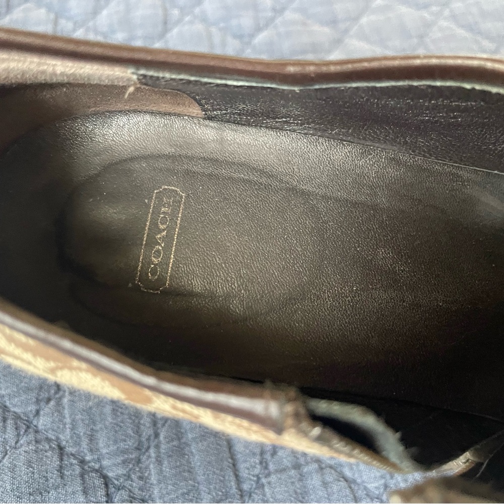 Signature Coach, two-tone brown boots. Size 6 1/2. - Picture 1 of 5